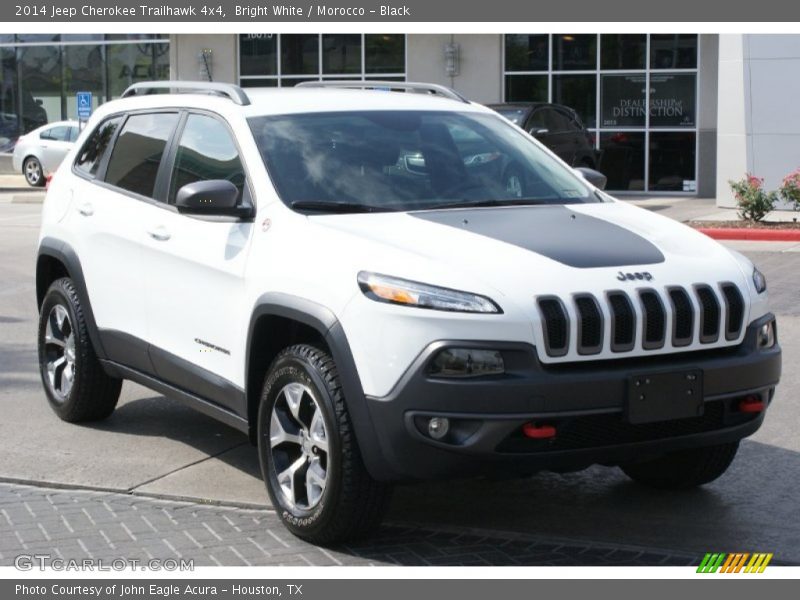 Bright White / Morocco - Black 2014 Jeep Cherokee Trailhawk 4x4