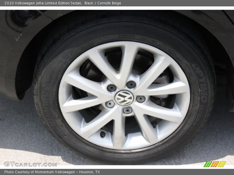 Black / Cornsilk Beige 2010 Volkswagen Jetta Limited Edition Sedan