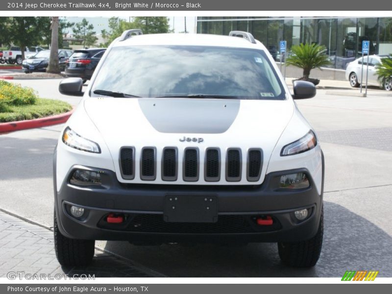 Bright White / Morocco - Black 2014 Jeep Cherokee Trailhawk 4x4