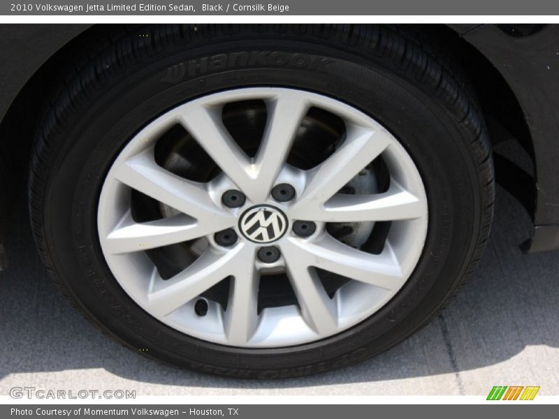 Black / Cornsilk Beige 2010 Volkswagen Jetta Limited Edition Sedan