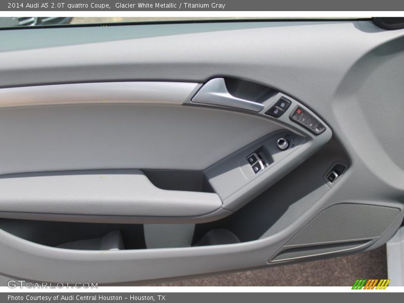 Glacier White Metallic / Titanium Gray 2014 Audi A5 2.0T quattro Coupe