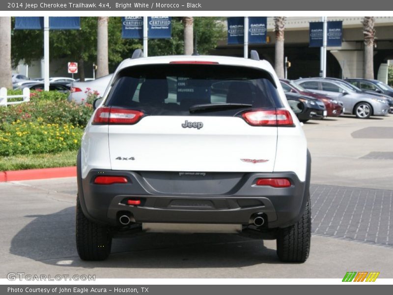 Bright White / Morocco - Black 2014 Jeep Cherokee Trailhawk 4x4