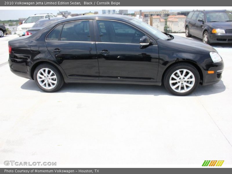 Black / Cornsilk Beige 2010 Volkswagen Jetta Limited Edition Sedan