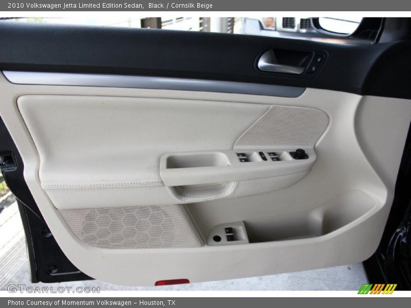 Black / Cornsilk Beige 2010 Volkswagen Jetta Limited Edition Sedan