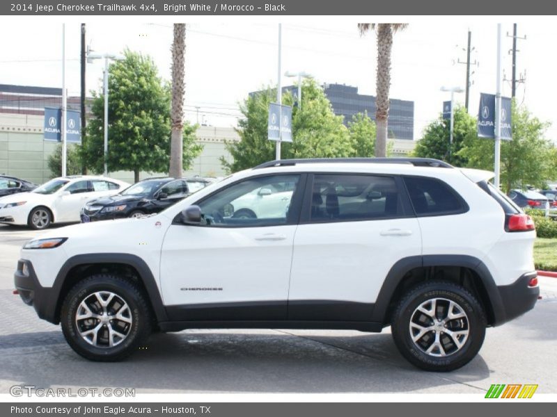Bright White / Morocco - Black 2014 Jeep Cherokee Trailhawk 4x4