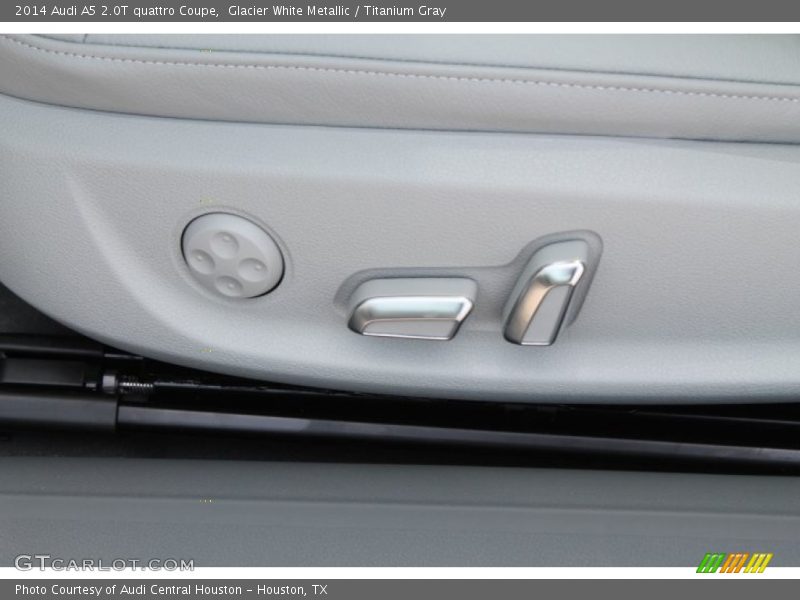 Glacier White Metallic / Titanium Gray 2014 Audi A5 2.0T quattro Coupe