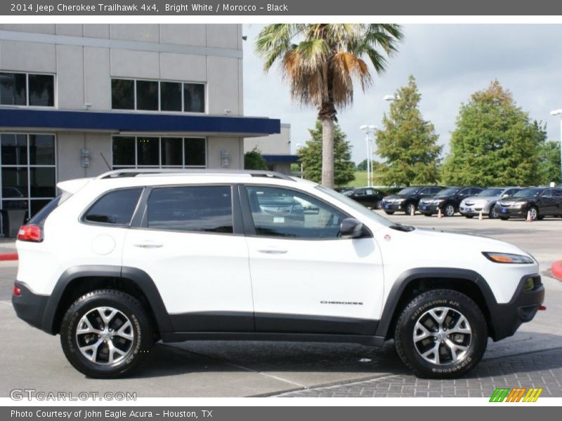 Bright White / Morocco - Black 2014 Jeep Cherokee Trailhawk 4x4