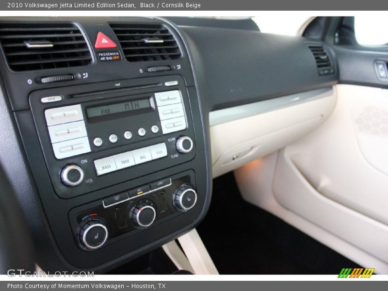 Black / Cornsilk Beige 2010 Volkswagen Jetta Limited Edition Sedan