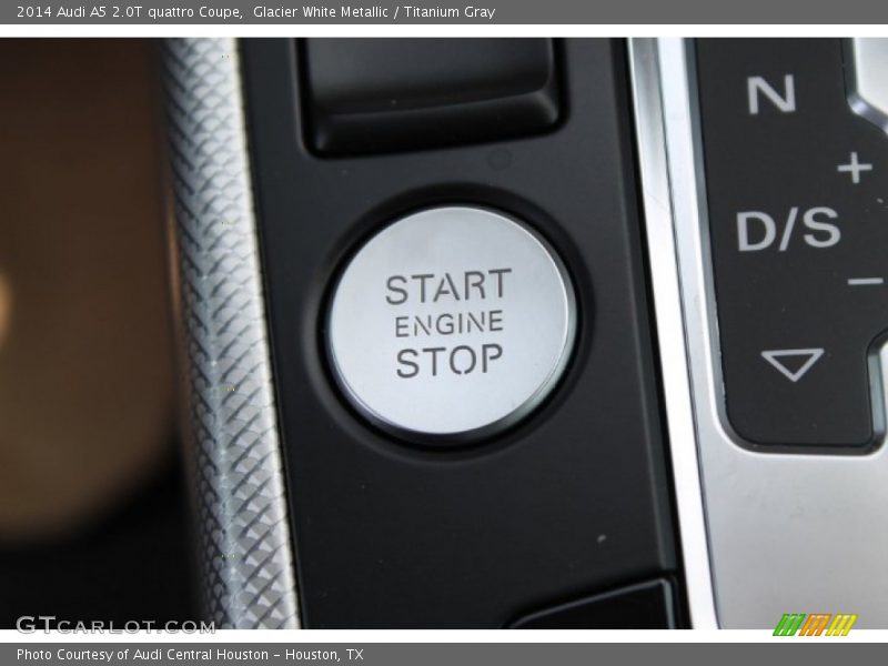 Glacier White Metallic / Titanium Gray 2014 Audi A5 2.0T quattro Coupe