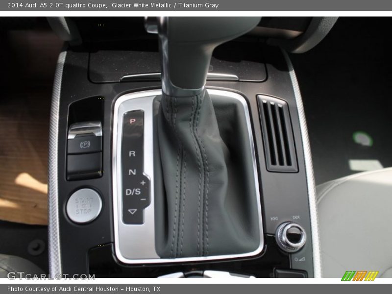 Glacier White Metallic / Titanium Gray 2014 Audi A5 2.0T quattro Coupe