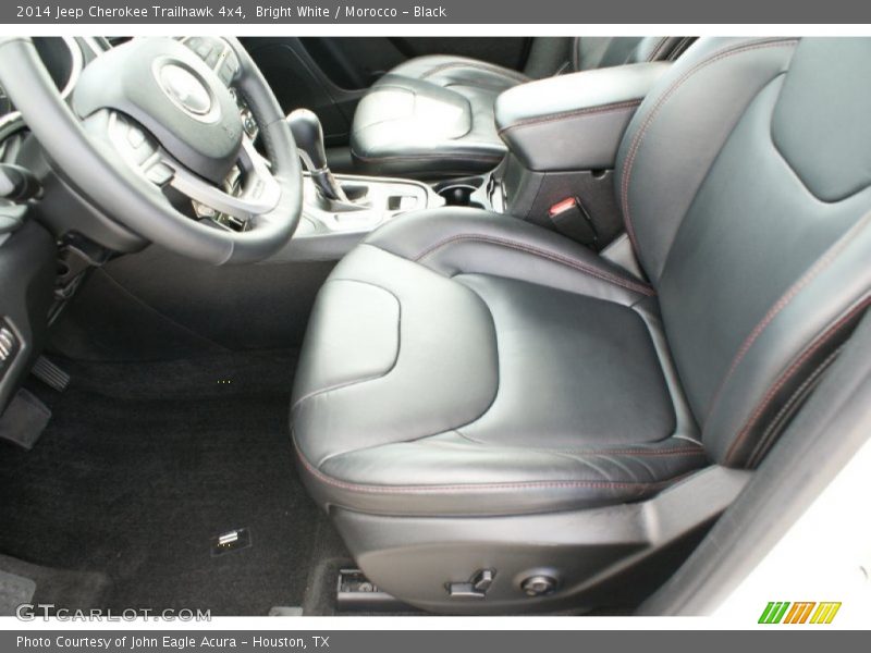 Bright White / Morocco - Black 2014 Jeep Cherokee Trailhawk 4x4