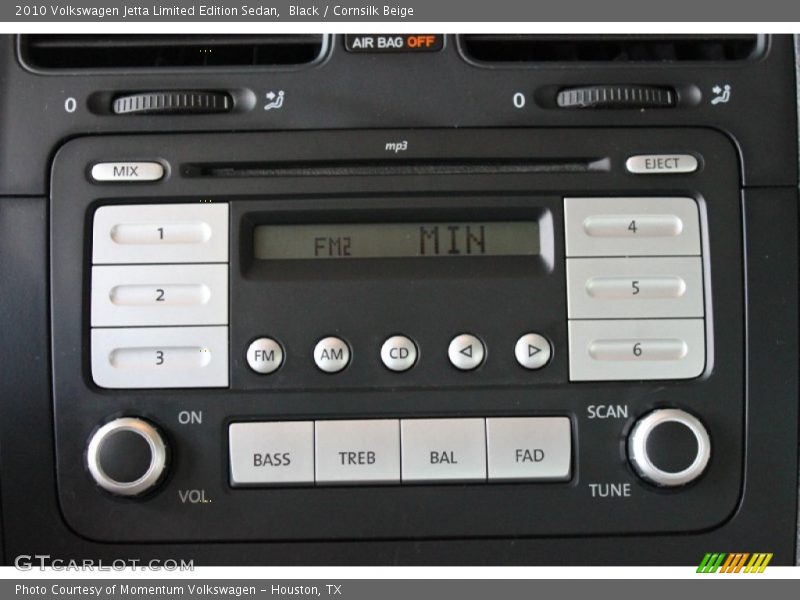 Black / Cornsilk Beige 2010 Volkswagen Jetta Limited Edition Sedan