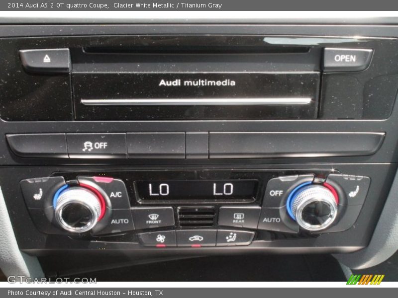 Glacier White Metallic / Titanium Gray 2014 Audi A5 2.0T quattro Coupe
