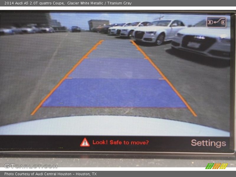 Glacier White Metallic / Titanium Gray 2014 Audi A5 2.0T quattro Coupe