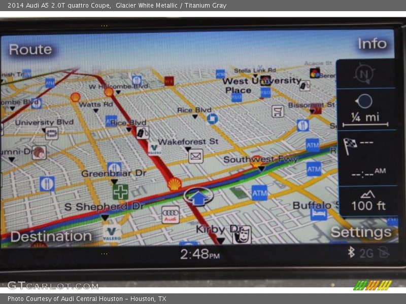 Glacier White Metallic / Titanium Gray 2014 Audi A5 2.0T quattro Coupe