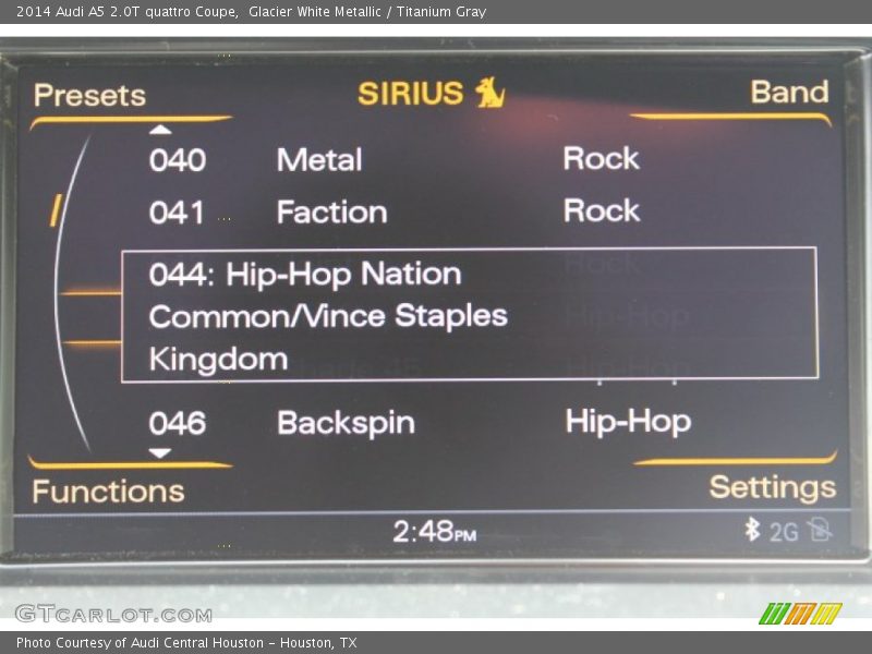 Glacier White Metallic / Titanium Gray 2014 Audi A5 2.0T quattro Coupe