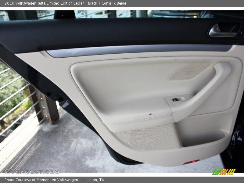 Black / Cornsilk Beige 2010 Volkswagen Jetta Limited Edition Sedan