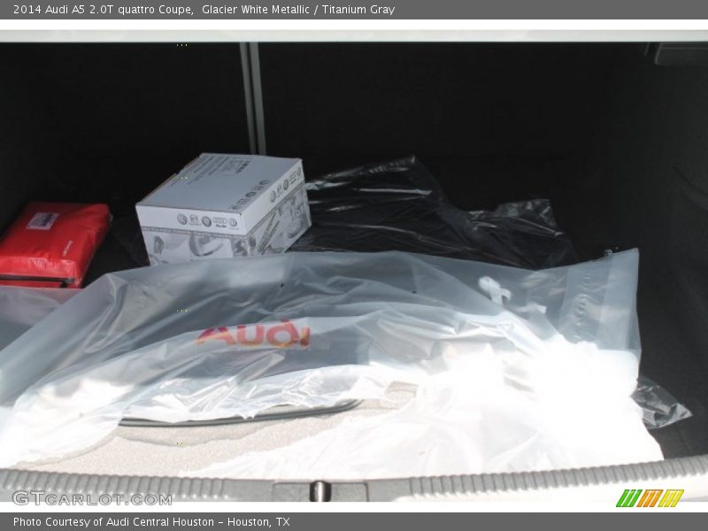Glacier White Metallic / Titanium Gray 2014 Audi A5 2.0T quattro Coupe