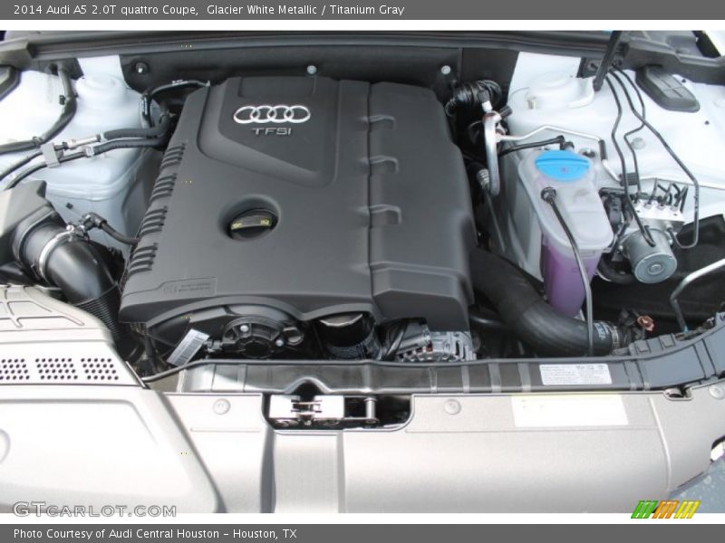 Glacier White Metallic / Titanium Gray 2014 Audi A5 2.0T quattro Coupe
