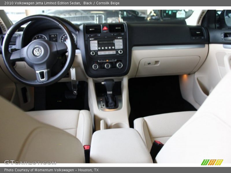 Black / Cornsilk Beige 2010 Volkswagen Jetta Limited Edition Sedan