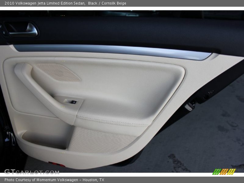Black / Cornsilk Beige 2010 Volkswagen Jetta Limited Edition Sedan