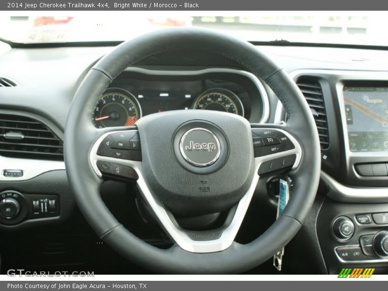 Bright White / Morocco - Black 2014 Jeep Cherokee Trailhawk 4x4