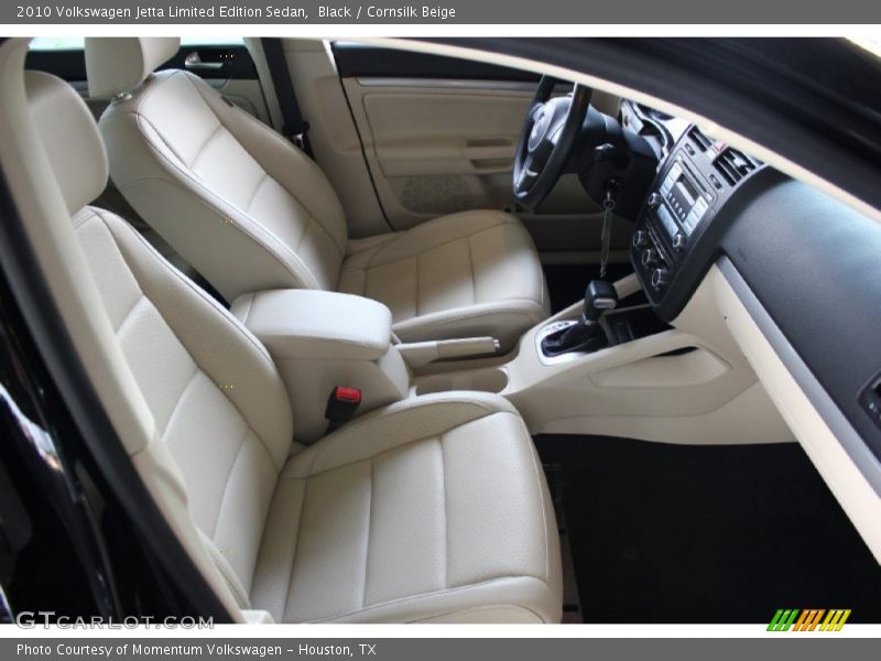 Black / Cornsilk Beige 2010 Volkswagen Jetta Limited Edition Sedan