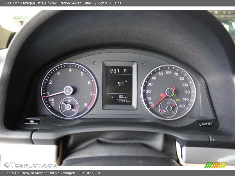 Black / Cornsilk Beige 2010 Volkswagen Jetta Limited Edition Sedan