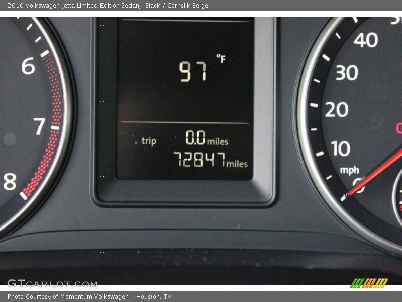 Black / Cornsilk Beige 2010 Volkswagen Jetta Limited Edition Sedan