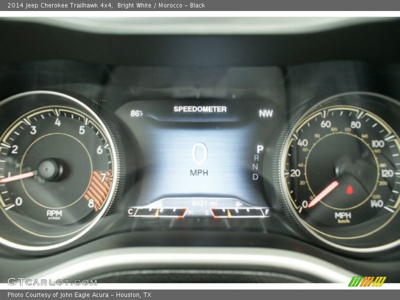 Bright White / Morocco - Black 2014 Jeep Cherokee Trailhawk 4x4