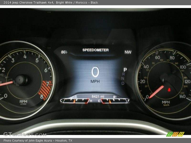 Bright White / Morocco - Black 2014 Jeep Cherokee Trailhawk 4x4