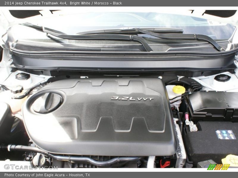 Bright White / Morocco - Black 2014 Jeep Cherokee Trailhawk 4x4