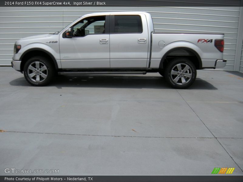 Ingot Silver / Black 2014 Ford F150 FX4 SuperCrew 4x4