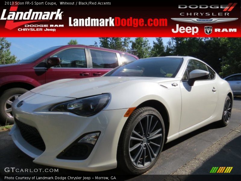 Whiteout / Black/Red Accents 2013 Scion FR-S Sport Coupe