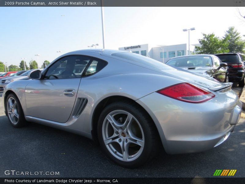 Arctic Silver Metallic / Black 2009 Porsche Cayman