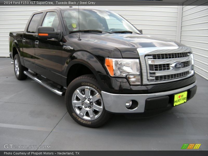 Tuxedo Black / Steel Grey 2014 Ford F150 XLT SuperCrew