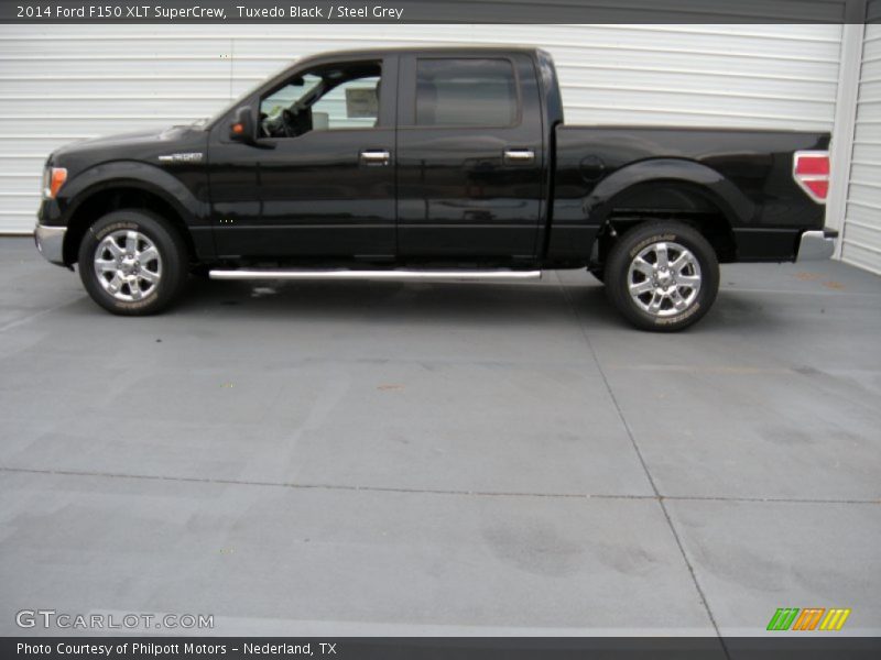 Tuxedo Black / Steel Grey 2014 Ford F150 XLT SuperCrew