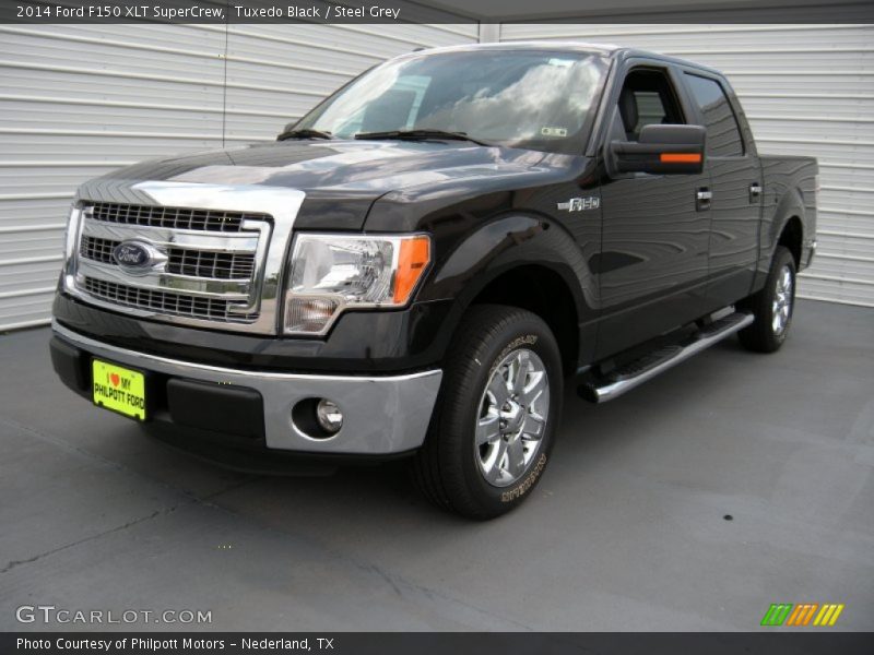 Tuxedo Black / Steel Grey 2014 Ford F150 XLT SuperCrew