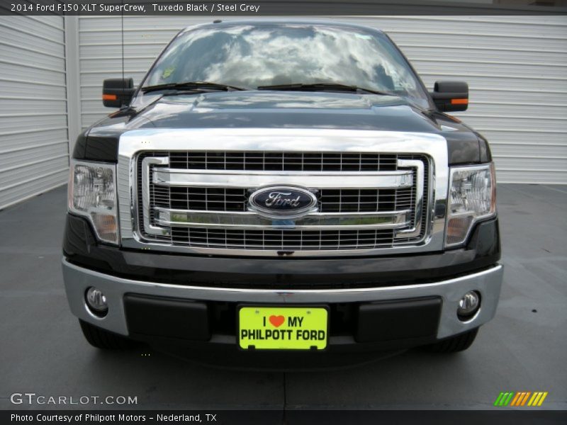 Tuxedo Black / Steel Grey 2014 Ford F150 XLT SuperCrew