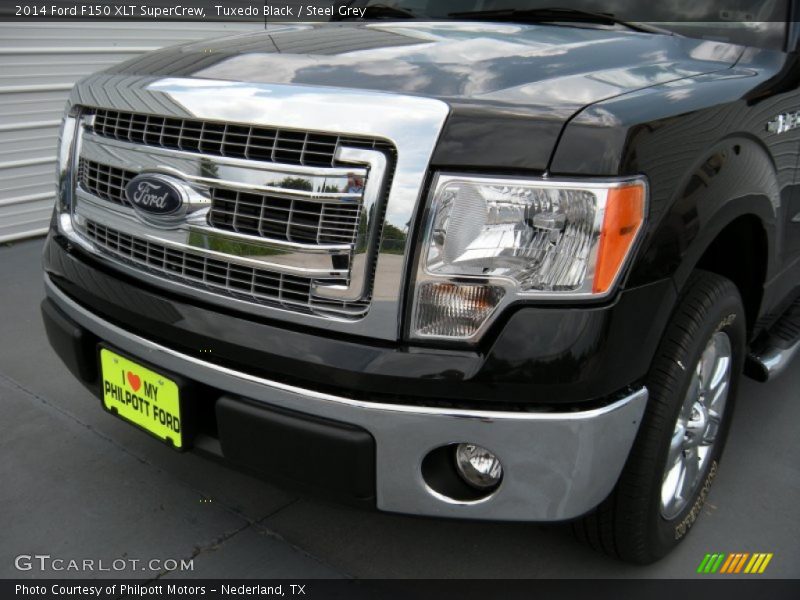 Tuxedo Black / Steel Grey 2014 Ford F150 XLT SuperCrew