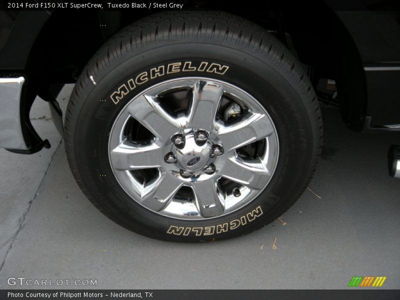 Tuxedo Black / Steel Grey 2014 Ford F150 XLT SuperCrew