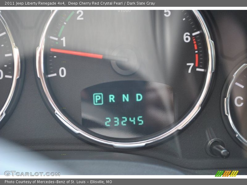 Deep Cherry Red Crystal Pearl / Dark Slate Gray 2011 Jeep Liberty Renegade 4x4