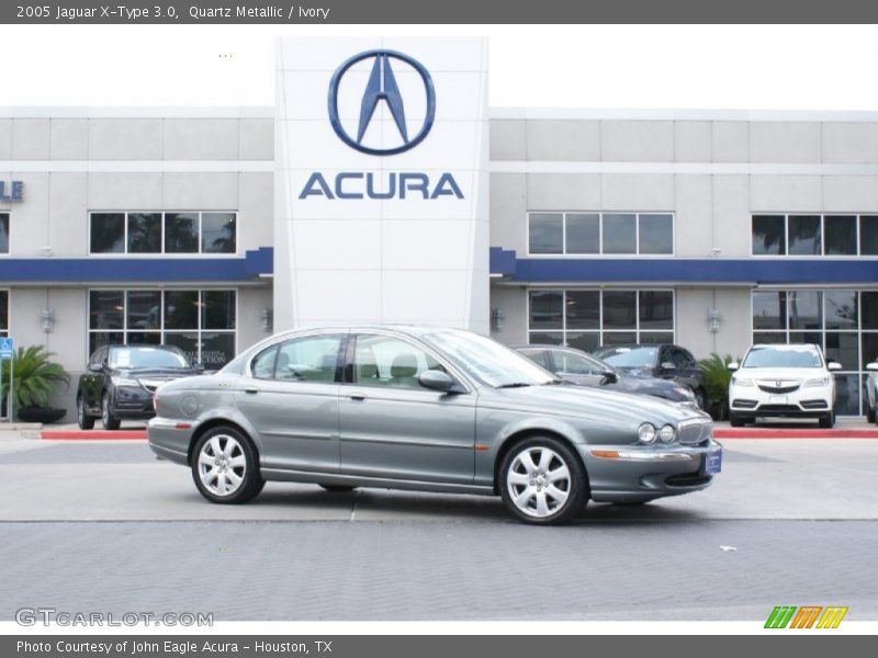 Quartz Metallic / Ivory 2005 Jaguar X-Type 3.0