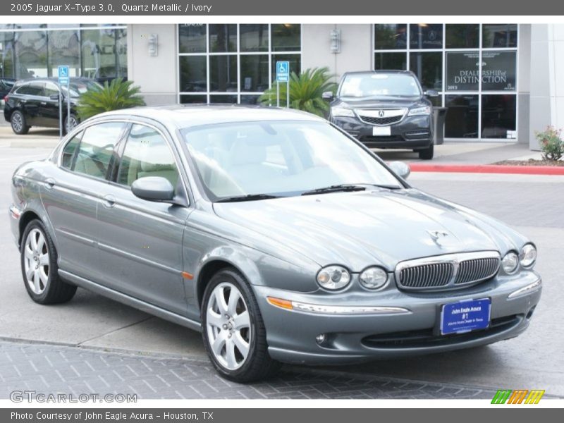 Quartz Metallic / Ivory 2005 Jaguar X-Type 3.0