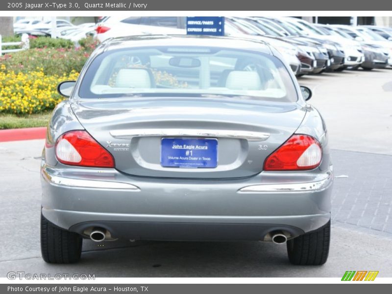 Quartz Metallic / Ivory 2005 Jaguar X-Type 3.0