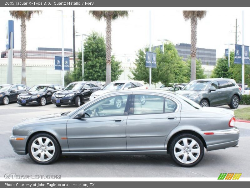 Quartz Metallic / Ivory 2005 Jaguar X-Type 3.0