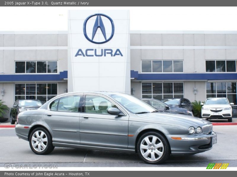 Quartz Metallic / Ivory 2005 Jaguar X-Type 3.0