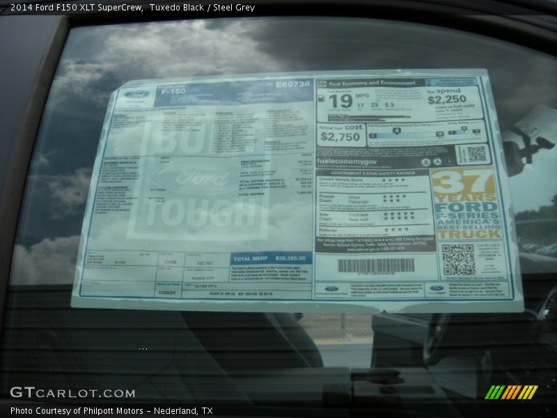 Tuxedo Black / Steel Grey 2014 Ford F150 XLT SuperCrew