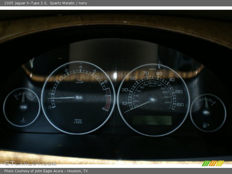 Quartz Metallic / Ivory 2005 Jaguar X-Type 3.0