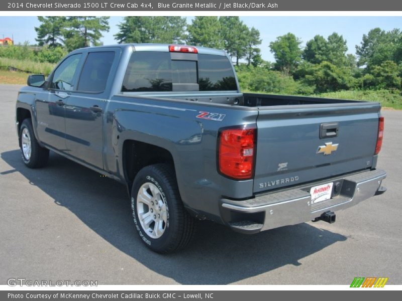 Blue Granite Metallic / Jet Black/Dark Ash 2014 Chevrolet Silverado 1500 LT Crew Cab 4x4